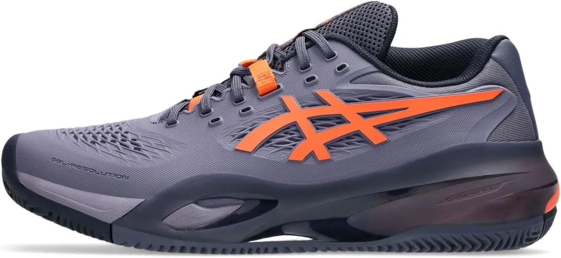 Кроссовки теннисные ASICS Gel-Resolution X, Greyish Purple/Nova Orange