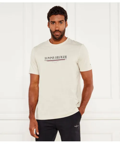 

Футболка Regular fit Tommy Hilfiger, бежевый