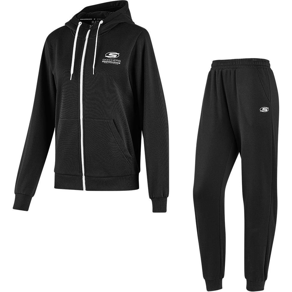 

Skechers Базовый спортивный серии повседневный костюм Women's Carbon Black