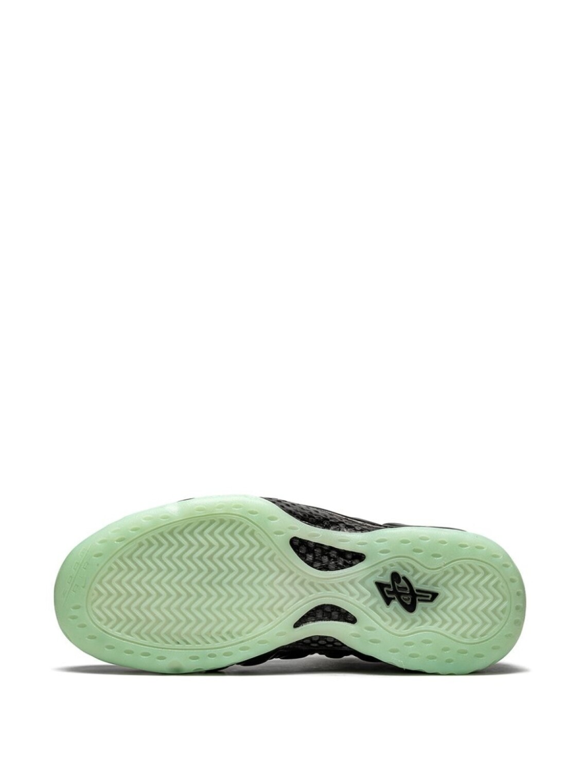 Nike кроссовки Air Foamposite One Barely Green, черный — фото 4
