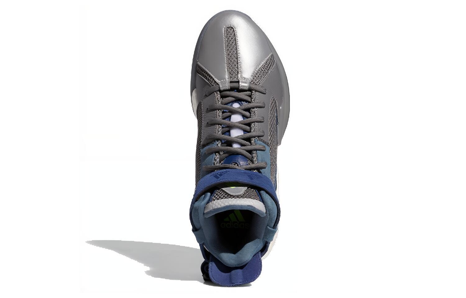 Постеризированные винтажные баскетбольные кроссовки для мужчин Adidas — фото 4