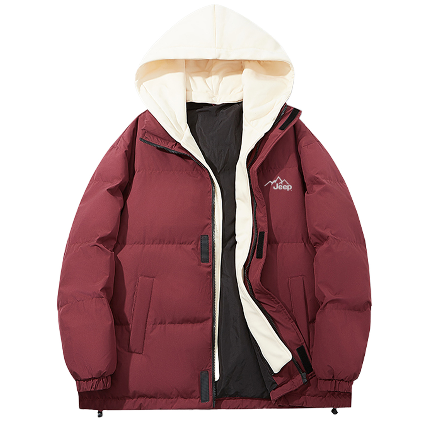 

Jeep Унисекс пуховик, Burgundy