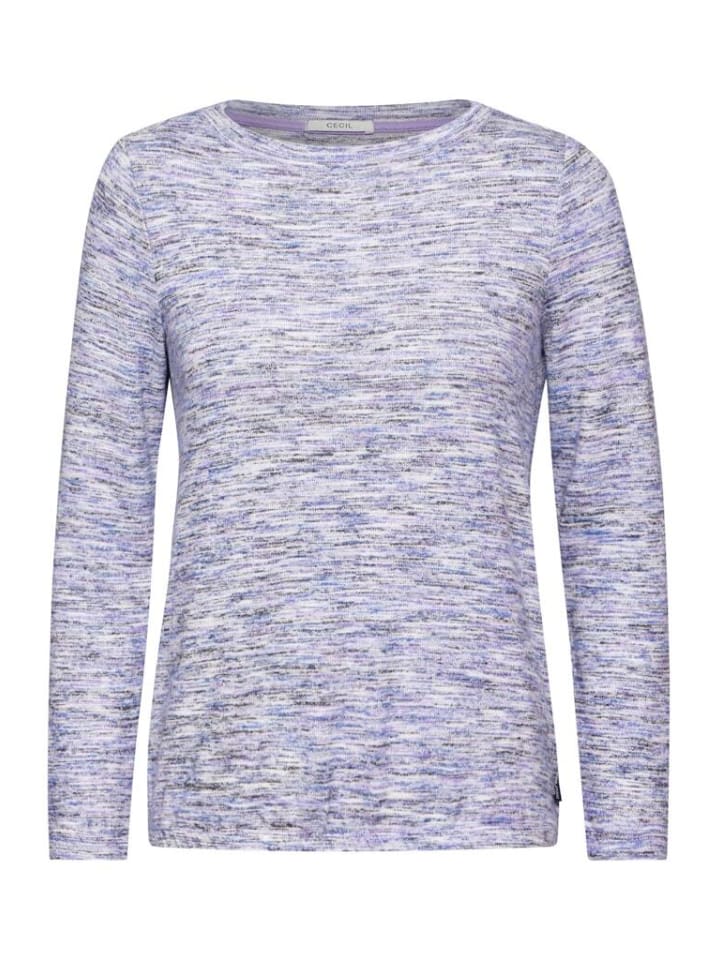 

Лонгслив Cecil Langarmshirt, цвет mulit lilac melange