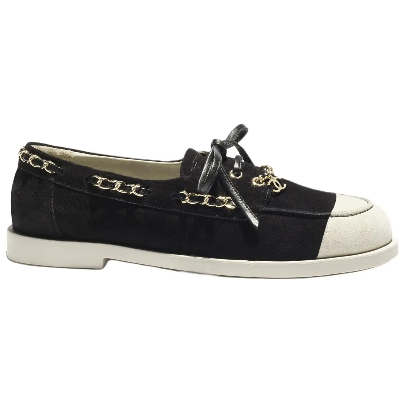 26C повседневные туфли женские черный белый CHANEL, Original Shoe Box Included — фото 3