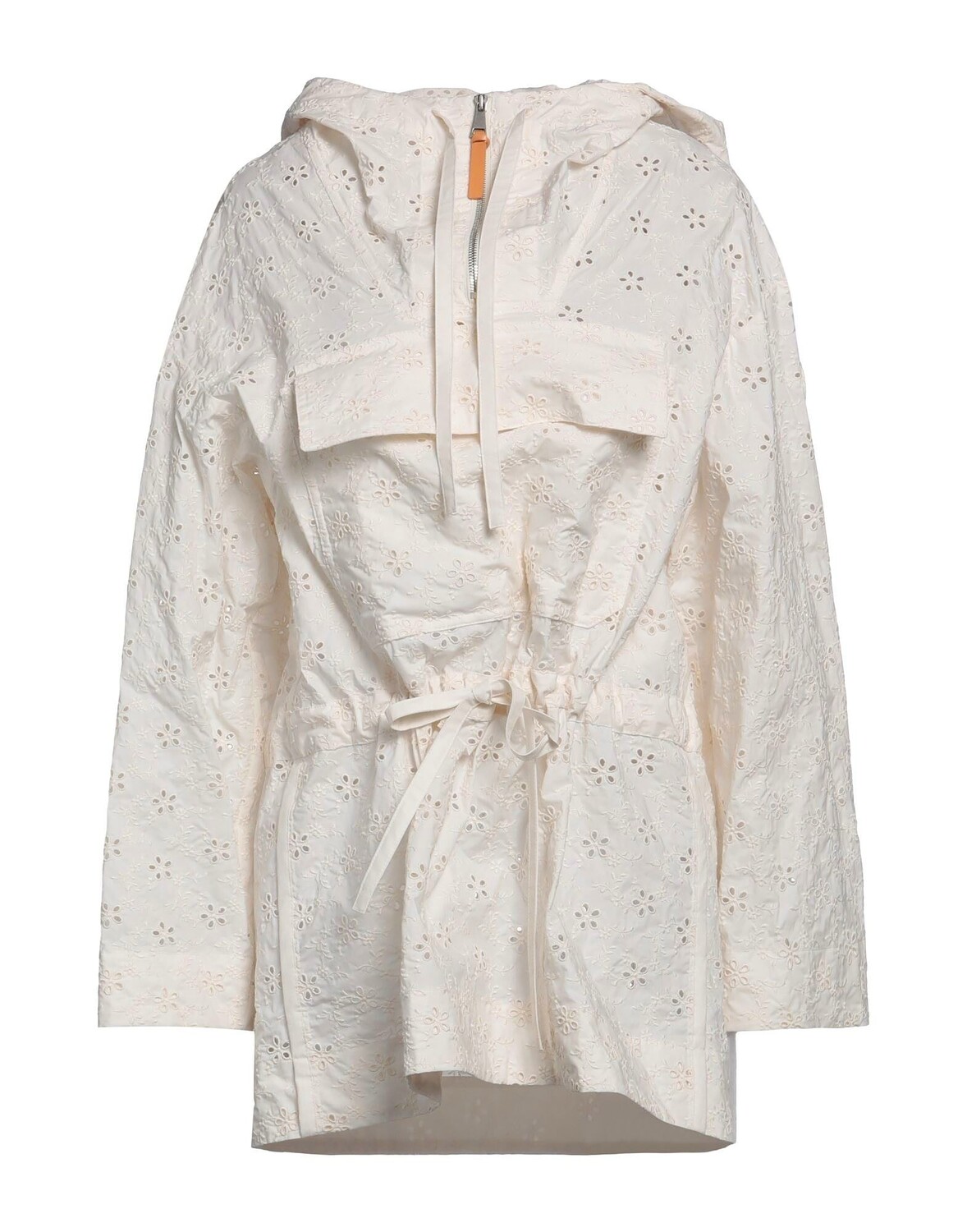 

Тренч Moncler, слоновая кость