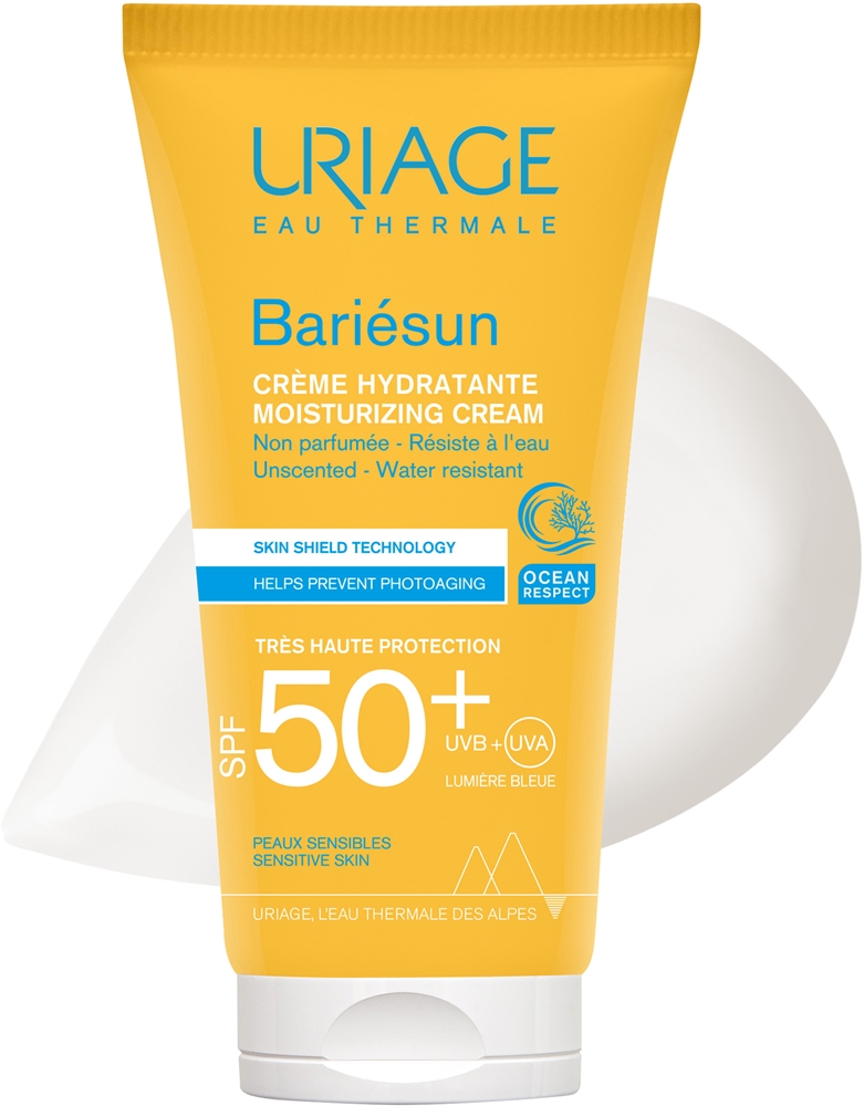 Bariésun fragrance-free cream spf 50+ защитный крем для лица без отдушек spf 50+ Uriage, 50 мл — фото 2