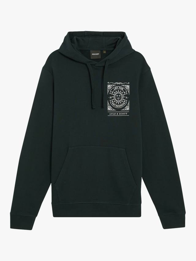 

Толстовка с принтом Sunshine Inn из хлопка Lyle & Scott, Dark Navy