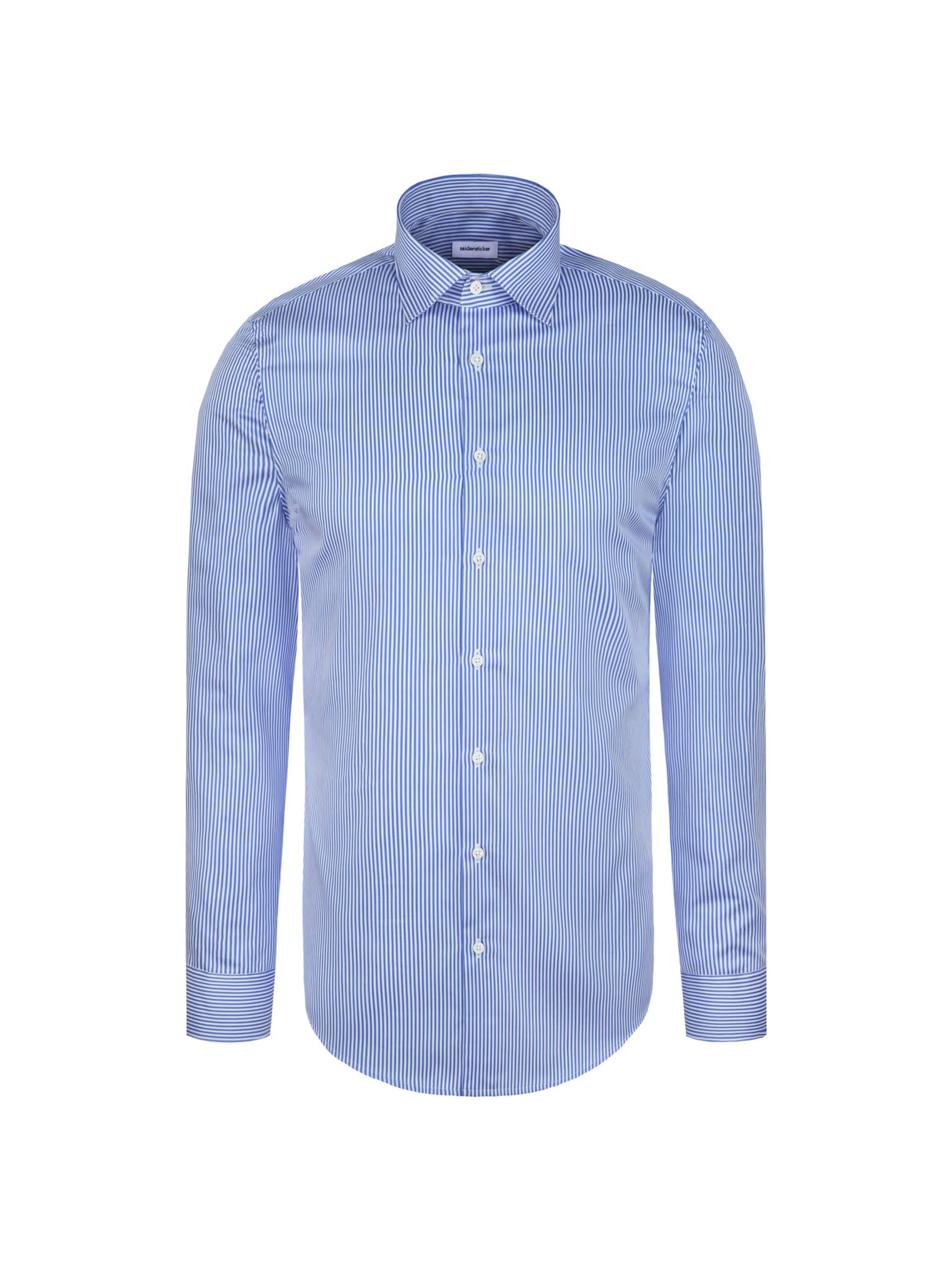 

SEIDENSTICKER Рубашка для делового стиля 'Smart Classics' синего цвета Regular fit