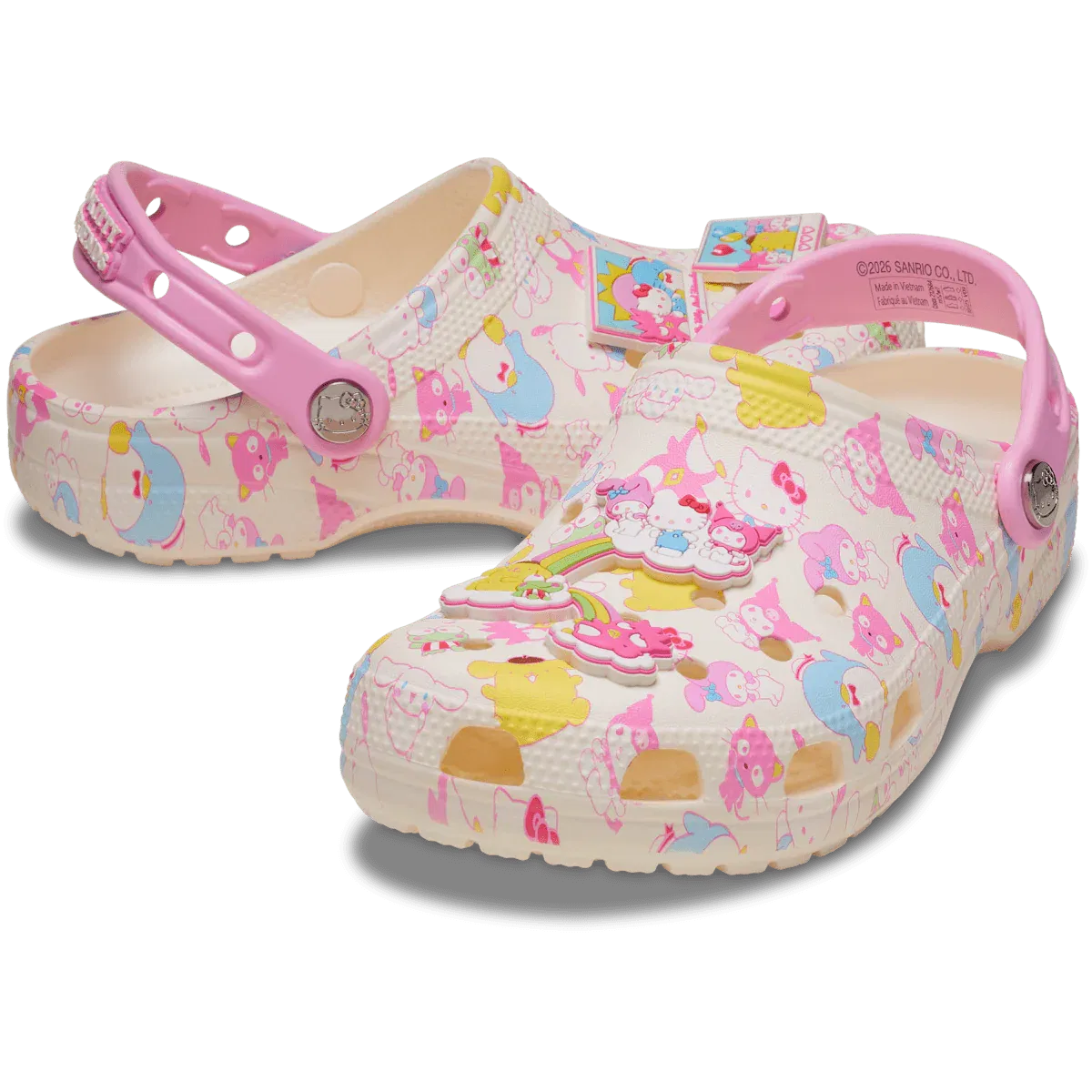 Классические пастельные сабо Hello Kitty и друзья Crocs, Multi — фото 2