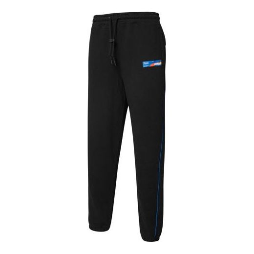 

Брюки x roaringwild sweatpants 'black blue' Puma, черный