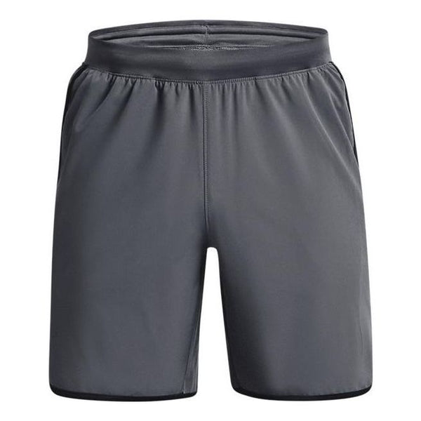 

Шорты hiit woven 8 inch shorts 'pitch grey' Under Armour, серый