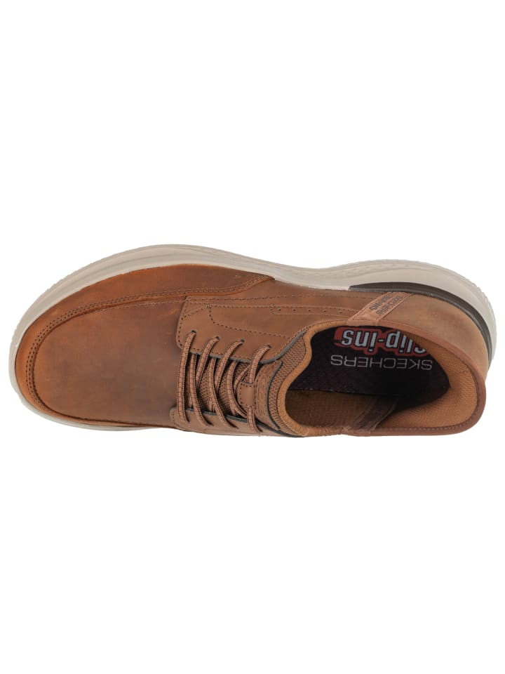 Кроссовки на шнуровке Skechers Slip-Ins: Rory, коричневый — фото 3
