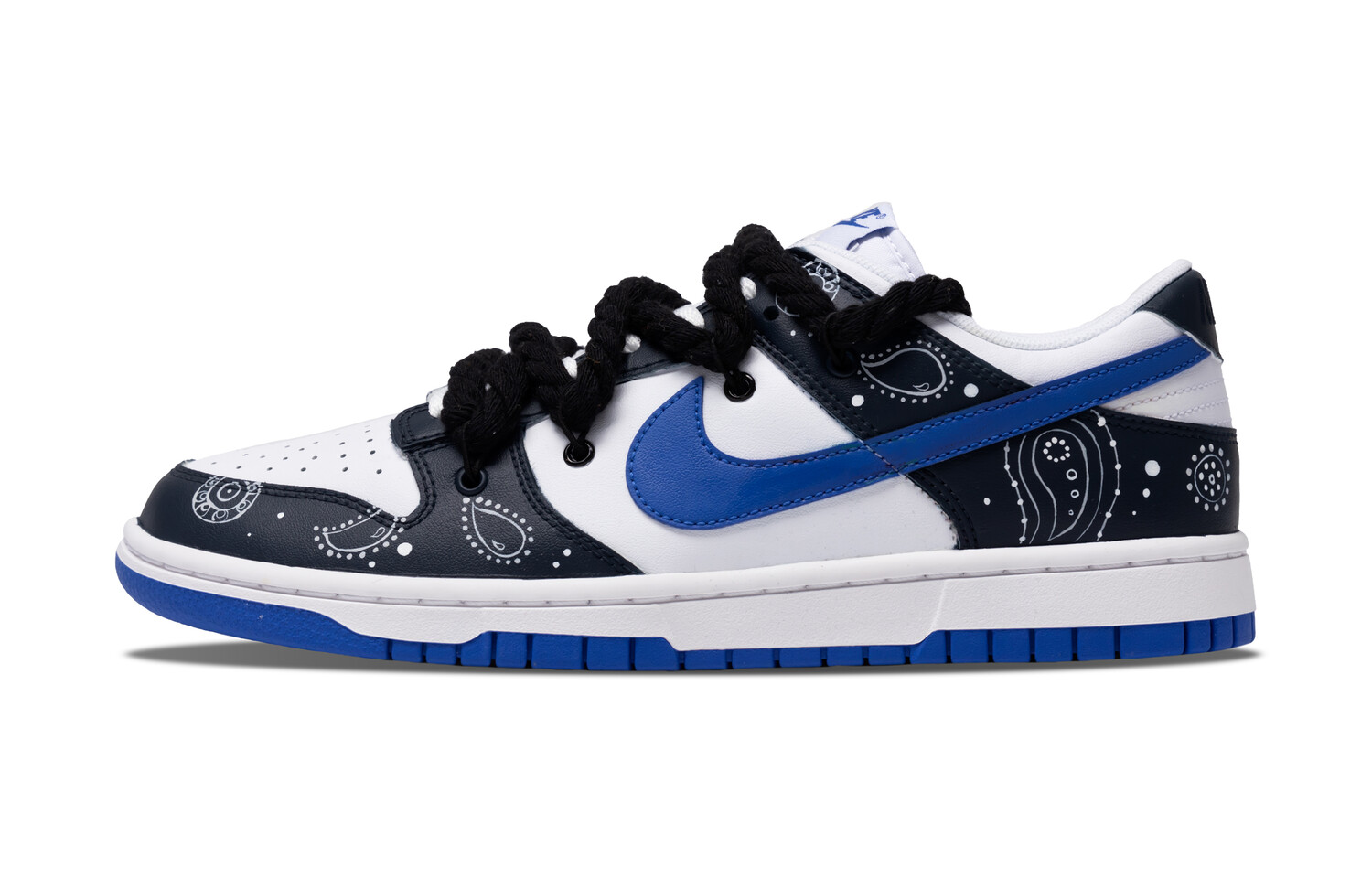 

Кроссовки Nike Dunk Skateboarding Shoes Men Low-top Blue, черный