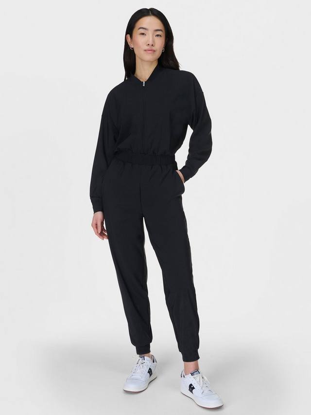 

Приподнятый комбинезон explorer Sweaty Betty, черный