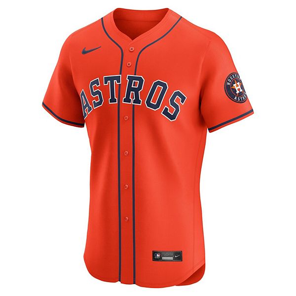 Мужская оранжевая футболка Houston Astros Alternate Elite Nike — фото 3