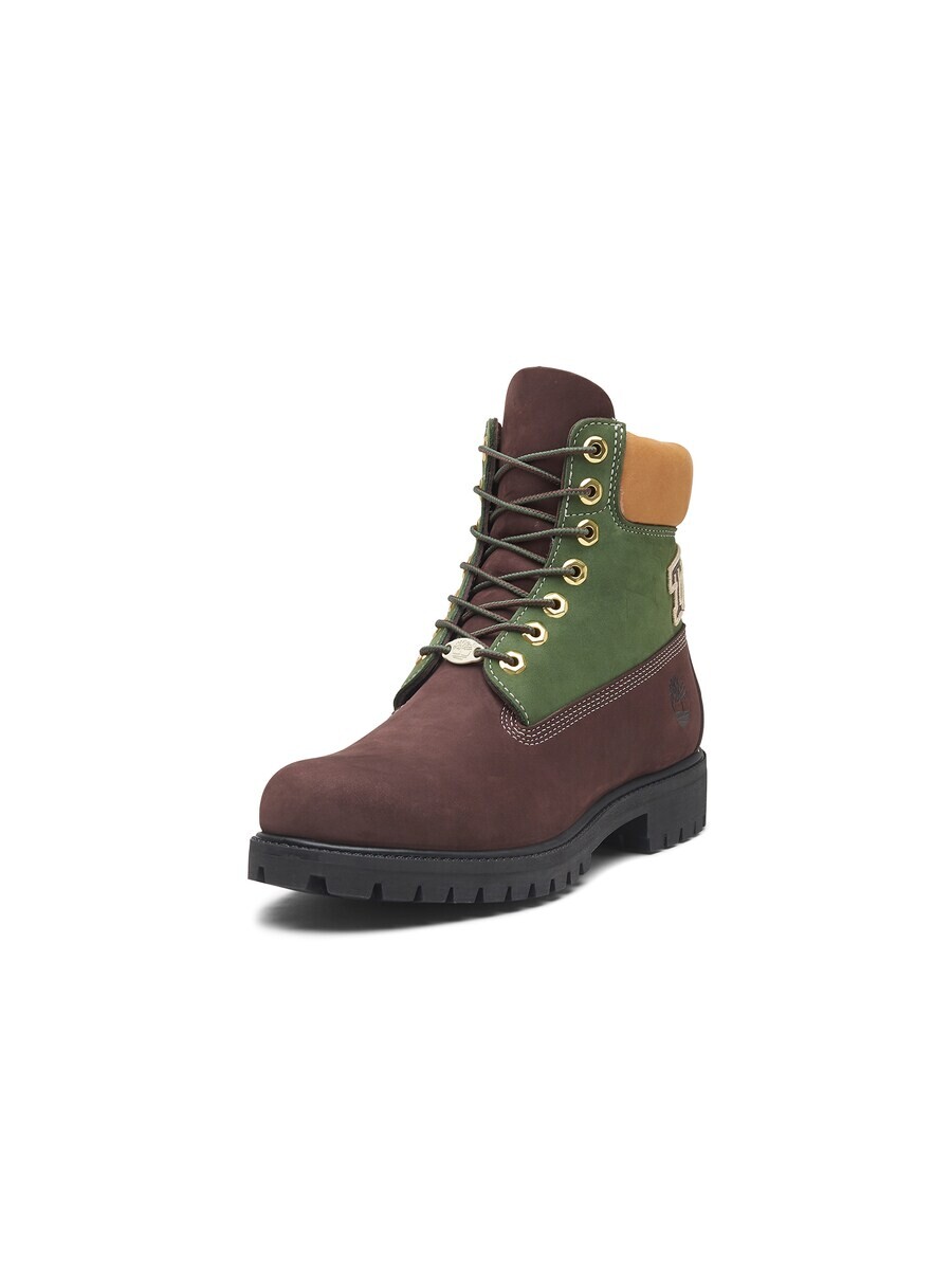 

Ботинки TIMBERLAND Lace-Up Boots, коричневый/зеленый