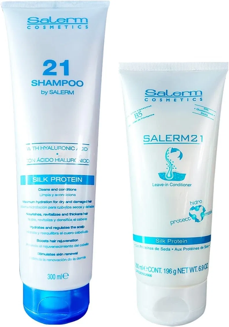 Набор для восстановления волос Salerm 21 Repair: шампунь 300 мл и маска 200 мл Salerm