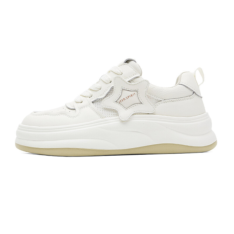

Кроссовки JEEP SPIRIT Skateboarding Shoes Women's Low-top, черный/белый