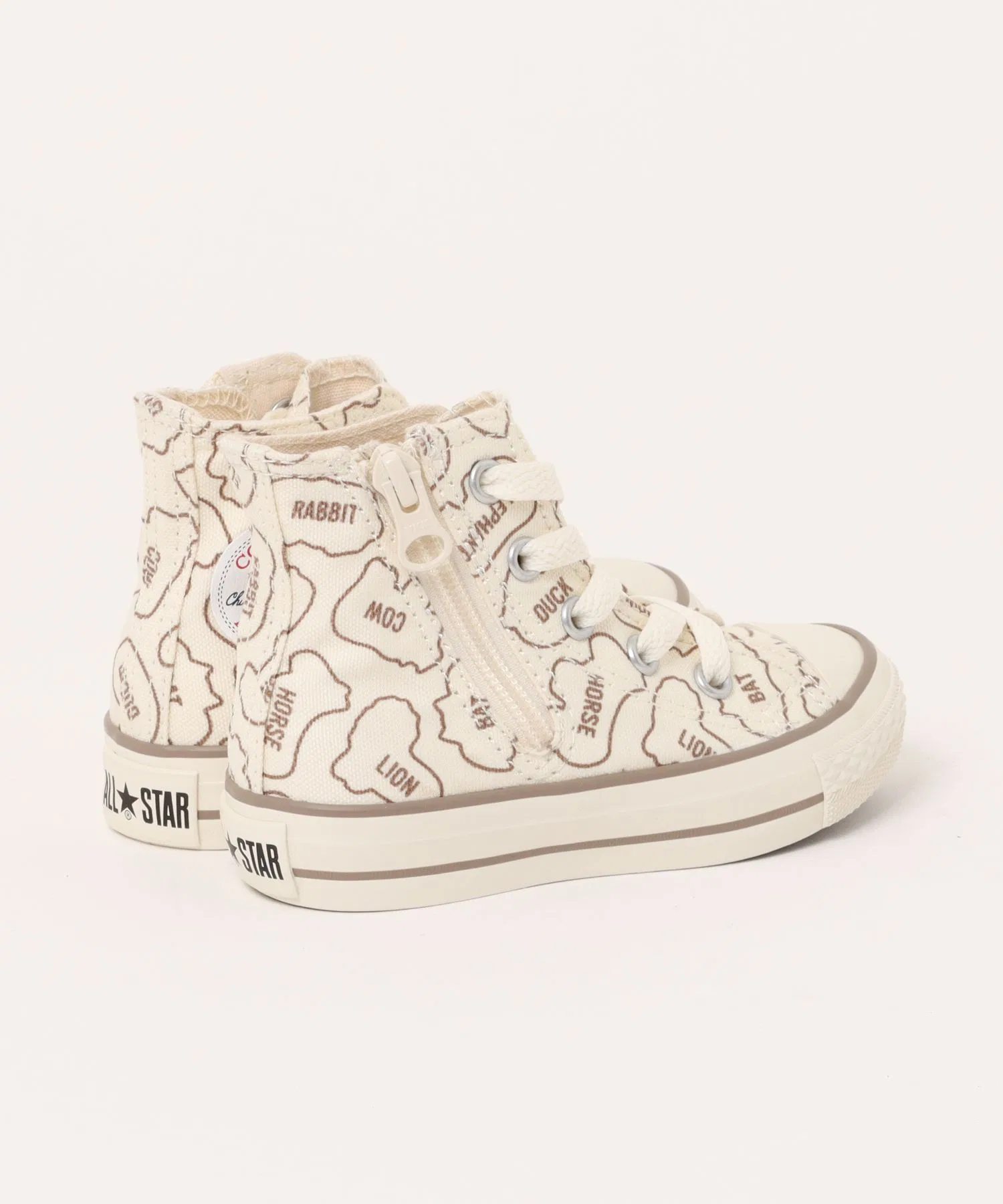 Детские кроссовки Converse Child All Star BS Z HI "Табеццо Доубуцу" белые — фото 2