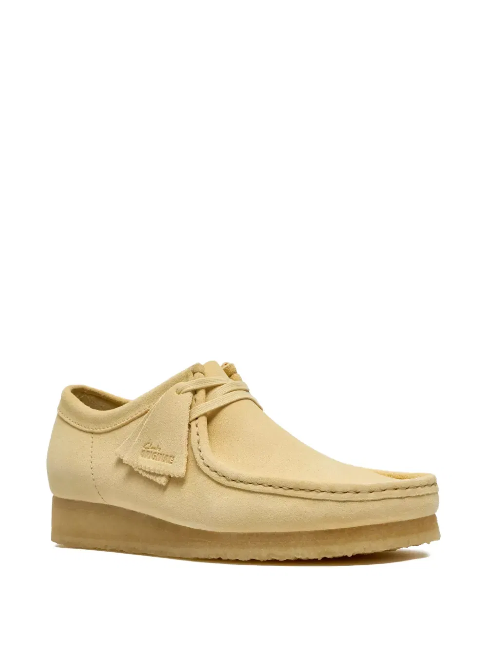 Ботинки Wallabee на шнуровке для пустыни Clarks Originals, желтый — фото 2