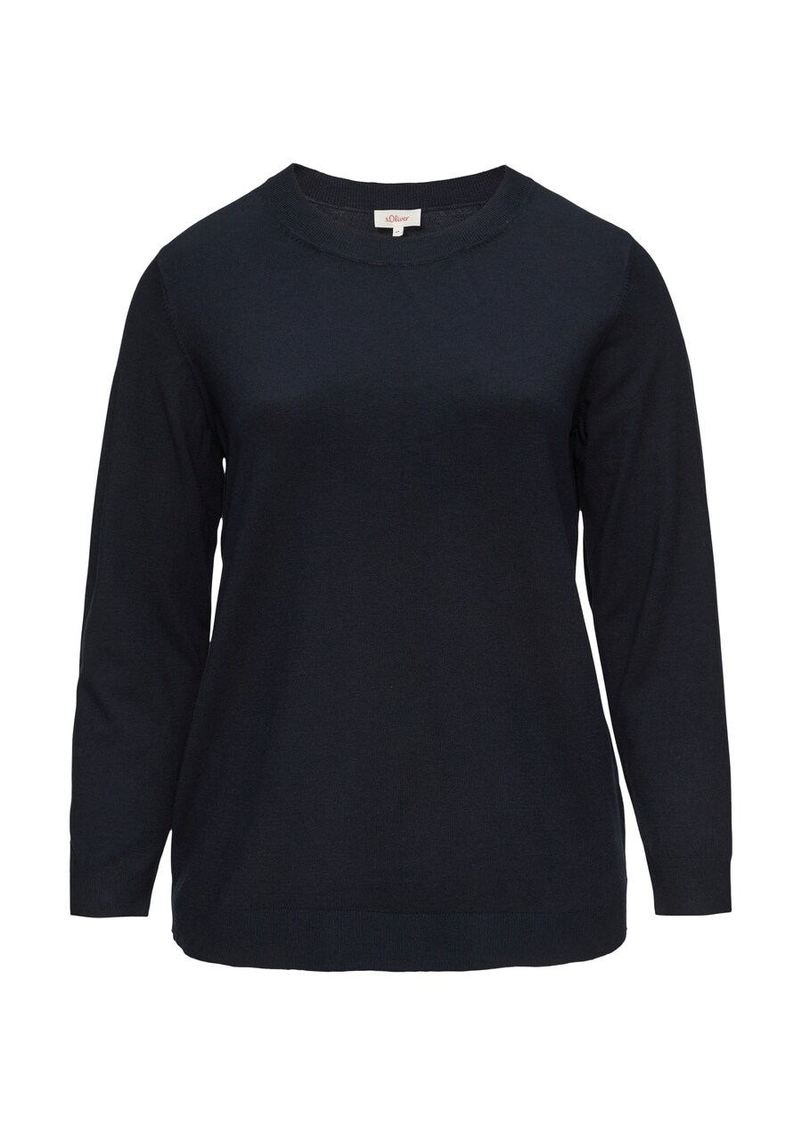 

Базовый свитер s.Oliver Sweater, темно-синий