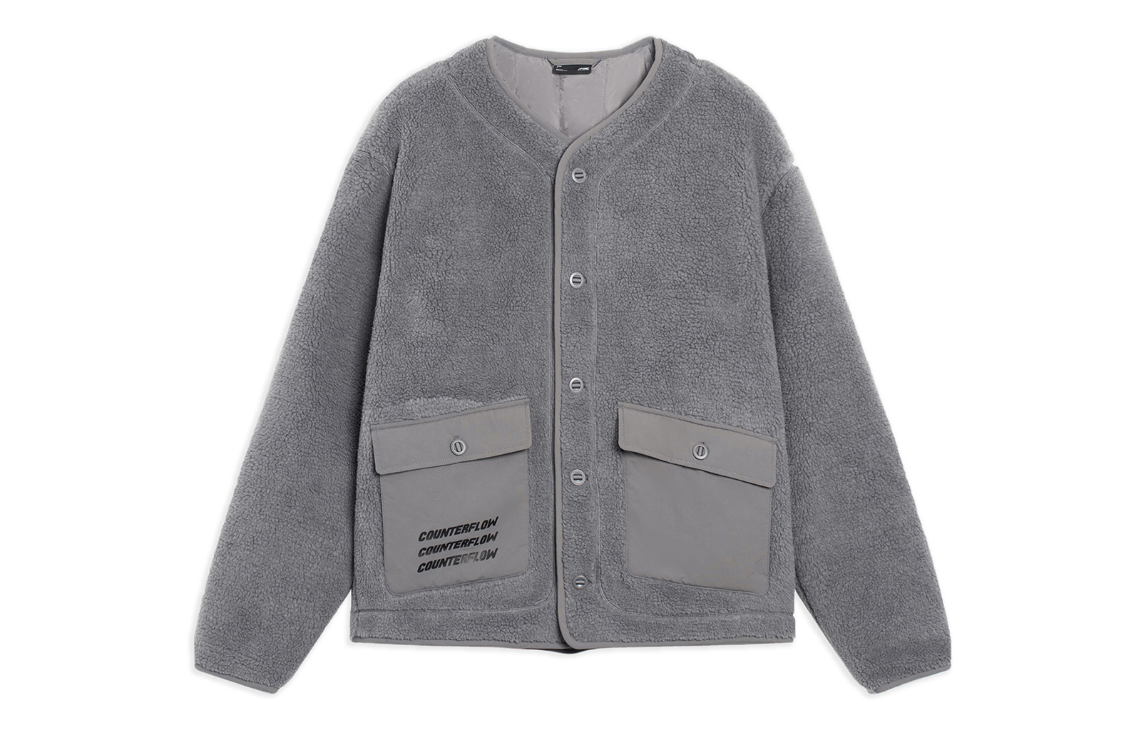 

LINING Трассирующая пуховая куртка унисекс серый тайл, Gray Tile Gray