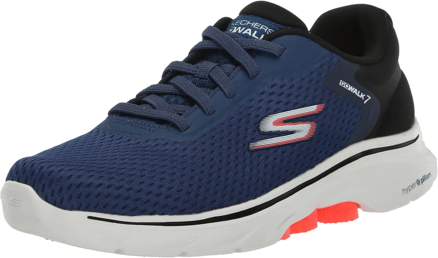 Мужские кроссовки Skechers Go Walk 7 - The Construct, темно-синий/черный — фото 2