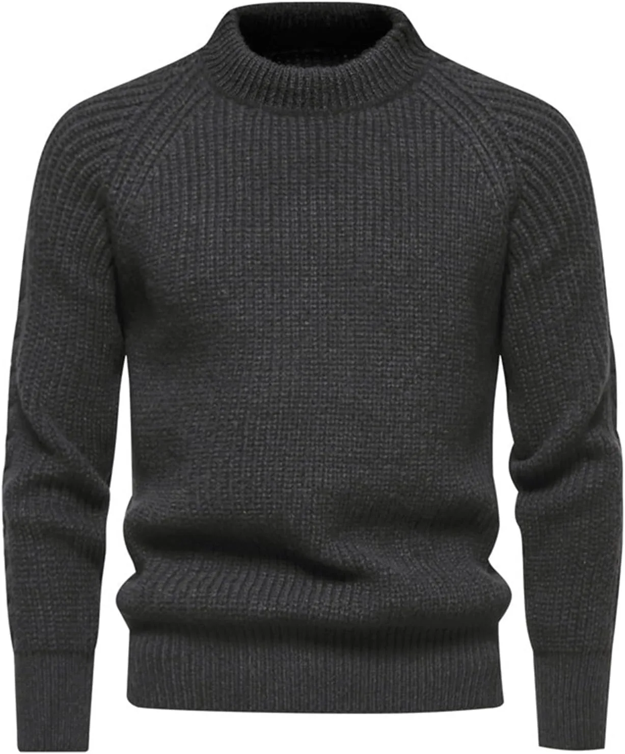 

Мужской свитер с воротником-стойкой, Regular Fit, утепленный