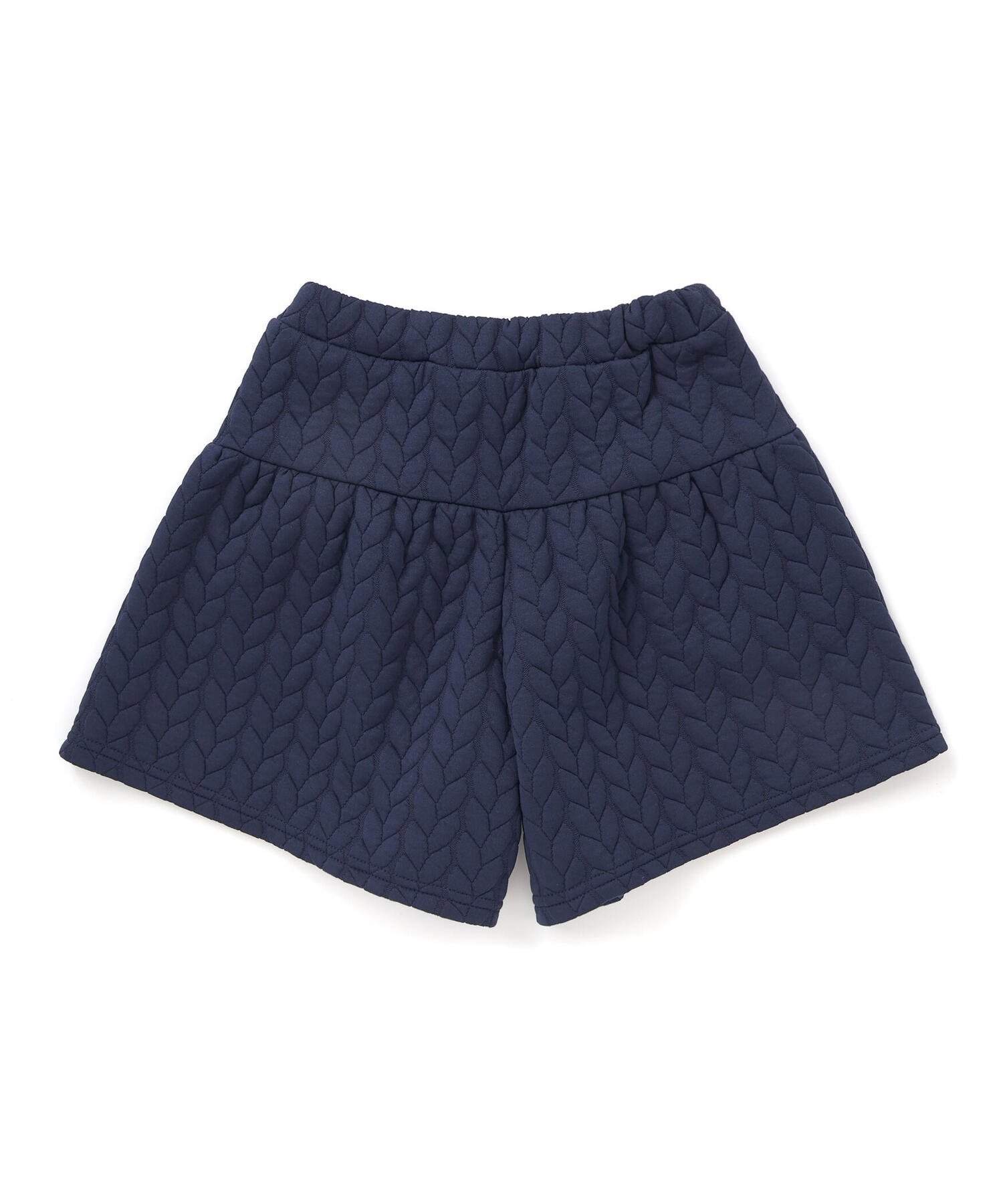 Стеганые жаккардовые кюлоты (95-160 см) BeBe Petits Pois Vert, Navy — фото 3