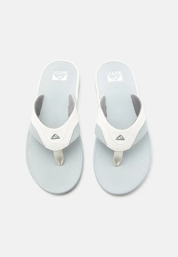 Сандалии с т-образным ремешком и веером Reef, Light/Grey/Blue — фото 4