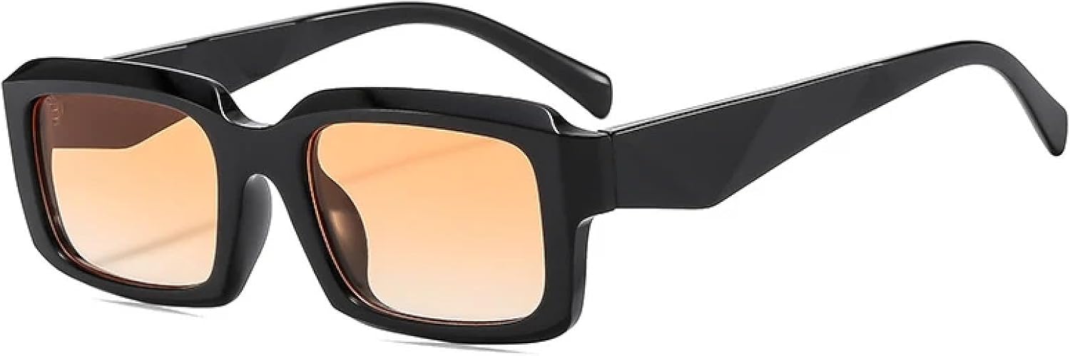 

Модные солнцезащитные очки в крупной оправе для мужчин и женщин, роскошные очки для активного отдыха и путешествий, унисекс, защита от УФ-излучения UV400 TKKTLLT, Black Yellow