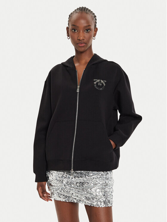 

Толстовка regular fit Pinko, черный