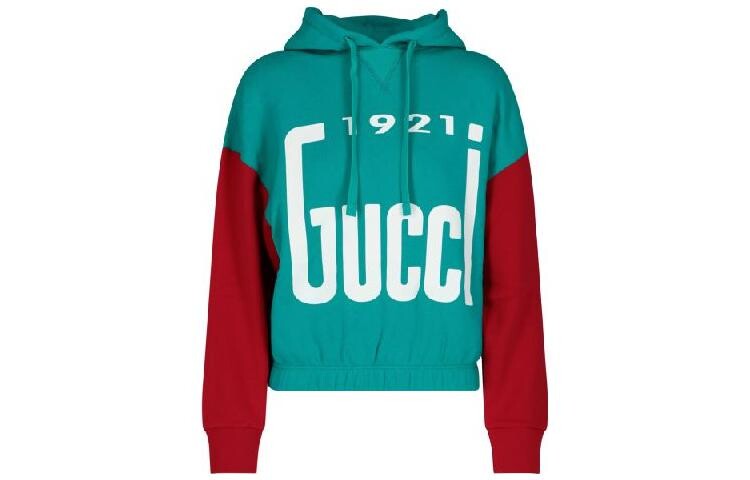 

Женская толстовка Gucci, синий/красный