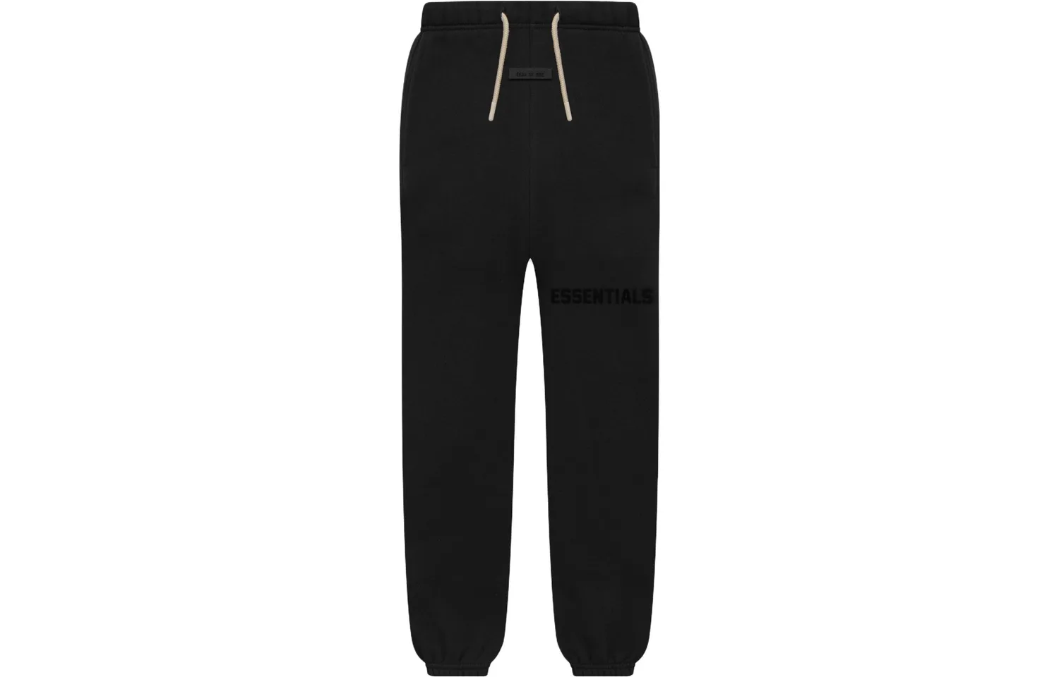 Fear Of God Essentials Детские вязаные спортивные штаны Kids Essentials Sweatpant Jet Black — фото 3
