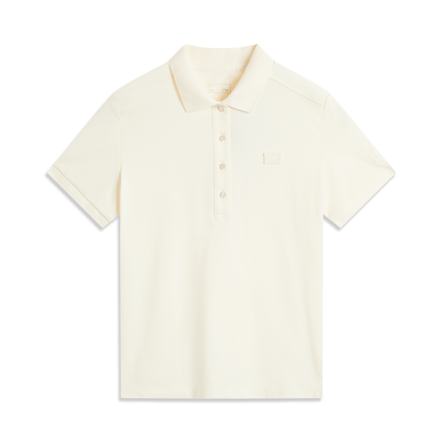 

LINING Футболка поло Sports Life Collection женская ecru