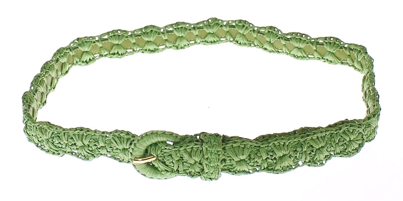

Пояс из вискозы Emerald Elegance Dolce & Gabbana, зеленый