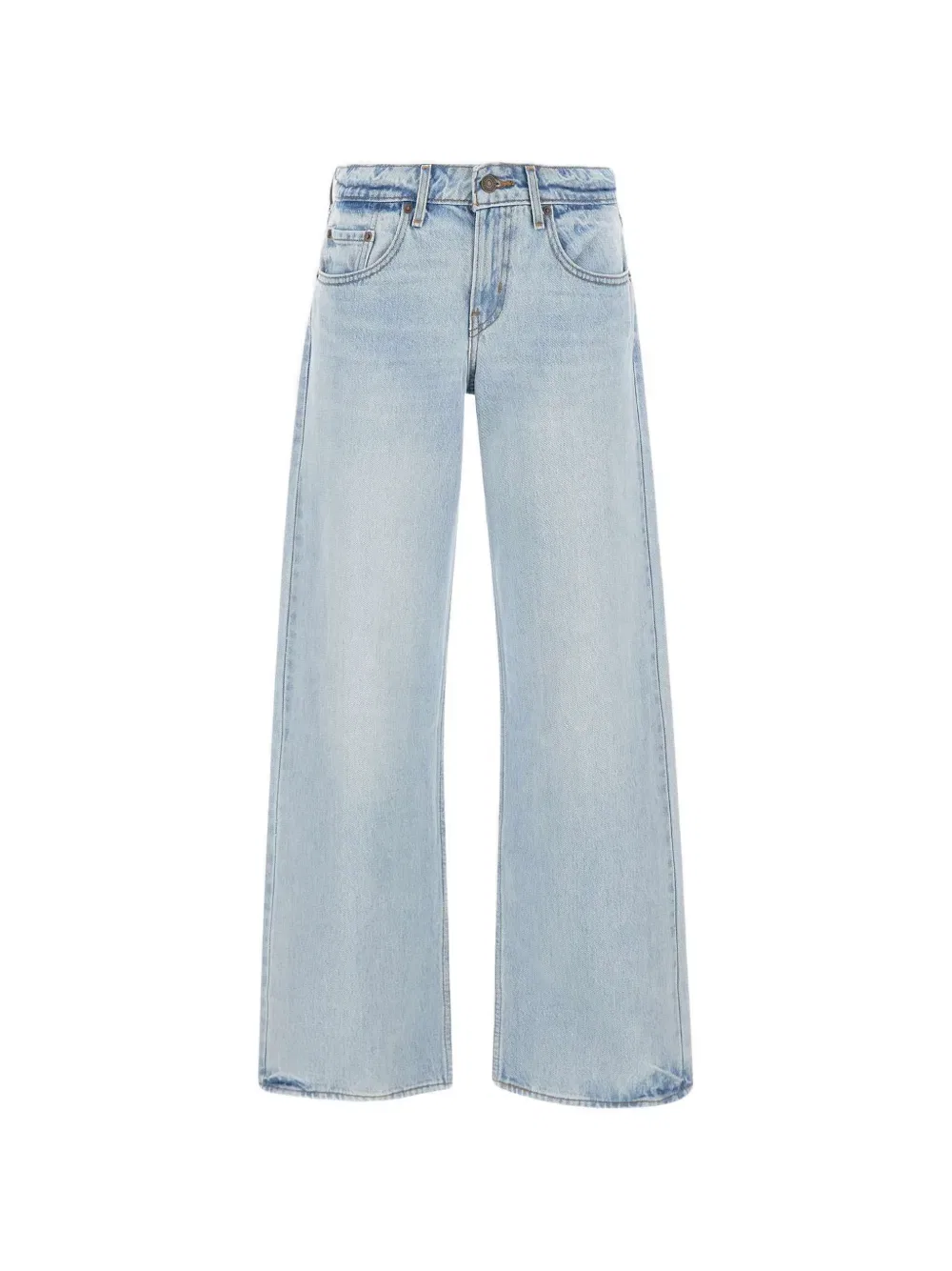 Свободные хлопковые джинсы с широкими штанинами Levi'S, синий