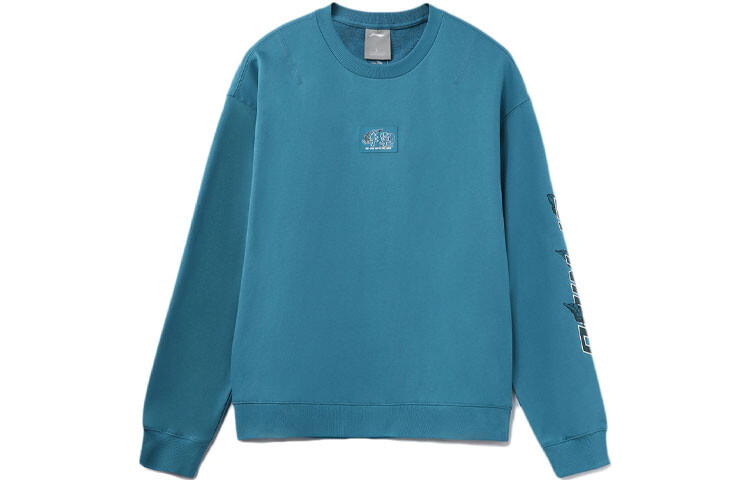 

Спортивная модная коллекция толстовка мужская синяя Lining, синий
