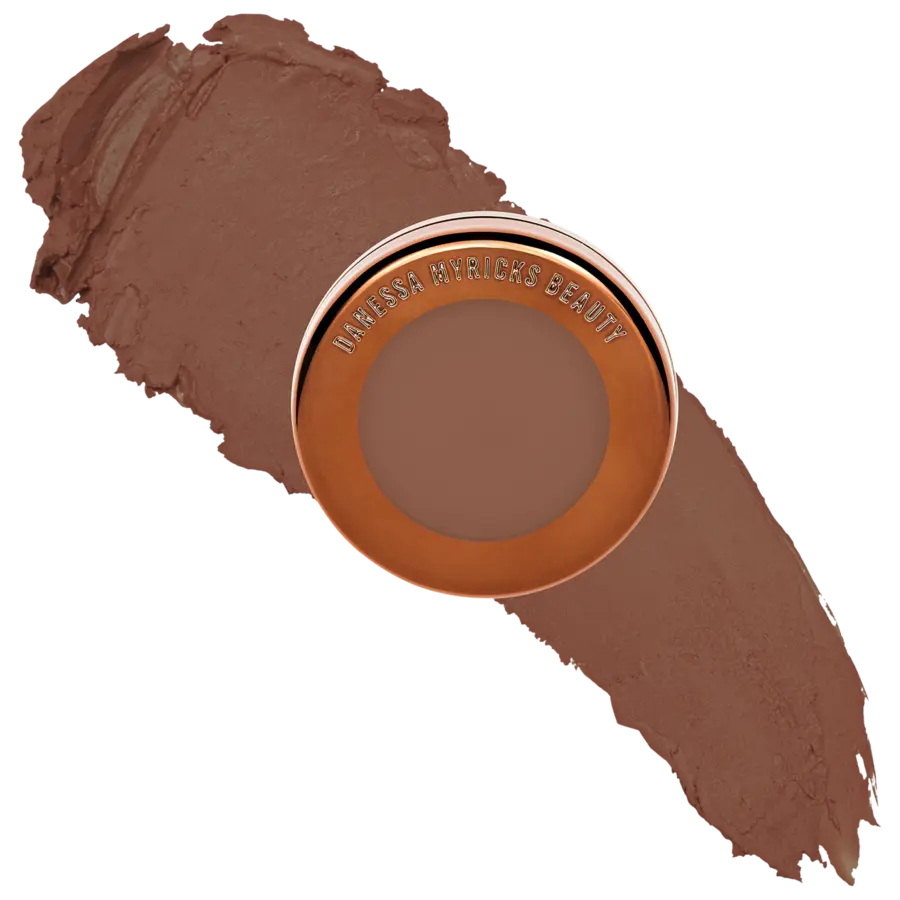 

Бальзам-пудра Yummy Skin Blurring Balm Powder Flushed - матовый оттенок для щек и губ. Danessa Myricks Beauty, 0.21 oz /6 g, Creme Bruelee