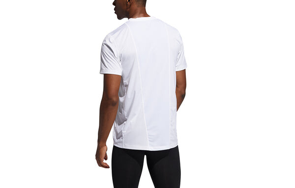 Футболка adidas TF Turf Ss Ftd Training Sports Elastic Short Sleeve White, белый — фото 2