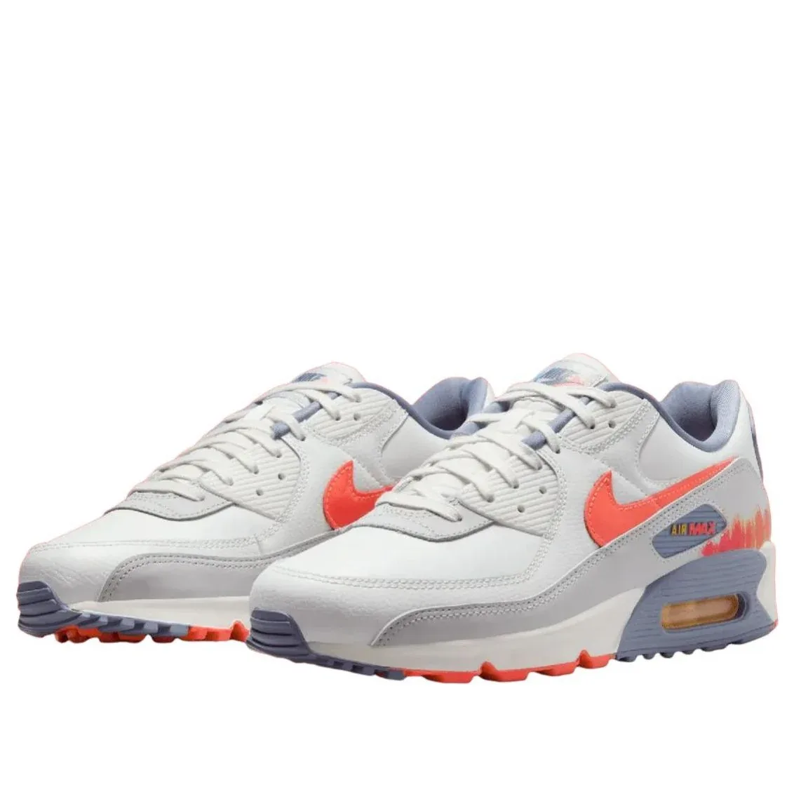 Кроссовки Nike Air Max 90 Premium 'Summit White Bright Crimson' — фото 2