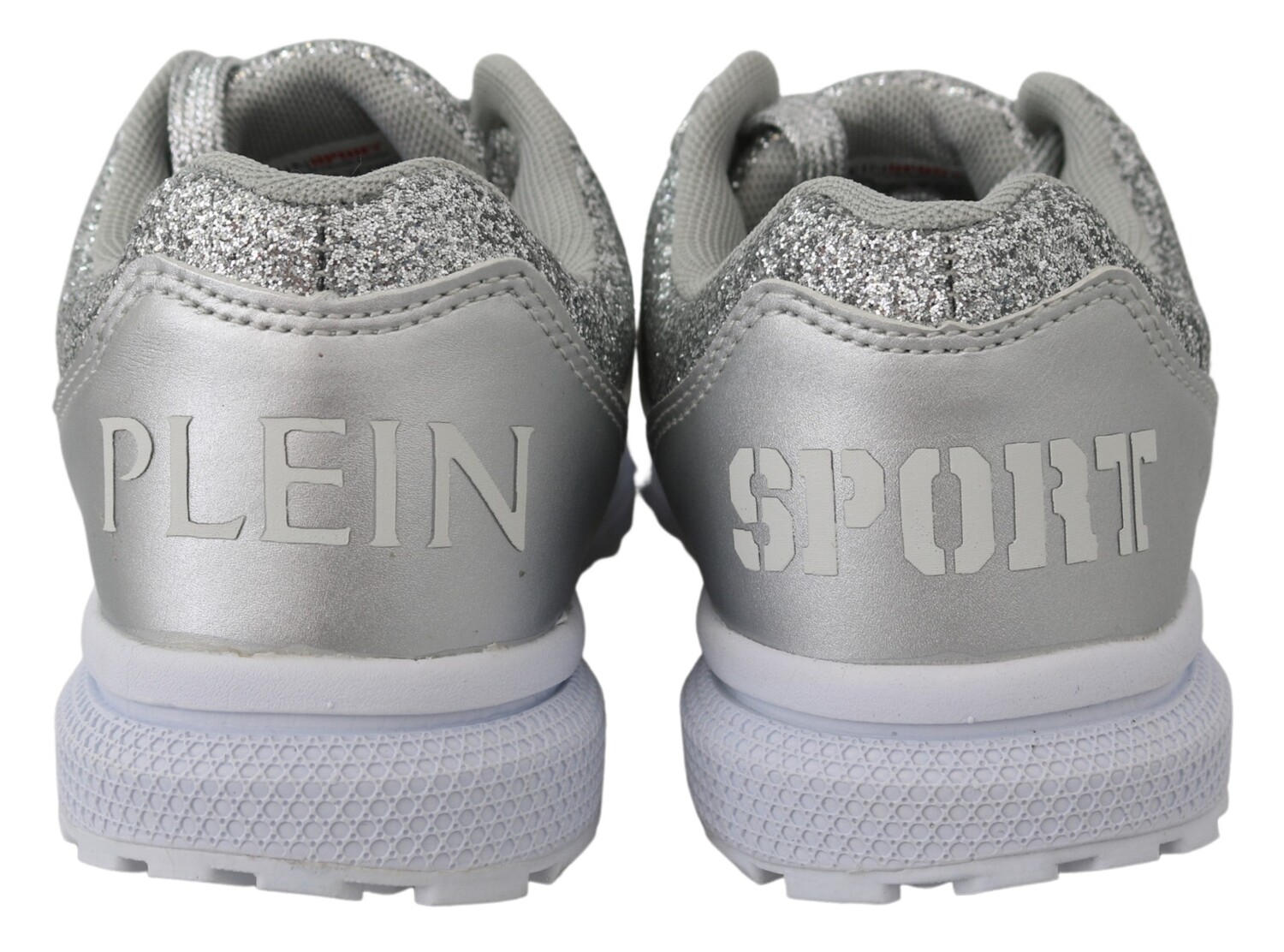 Plein Sport Кроссовки Runner Jasmines из полиэстера Женская обувь, серебро — фото 4
