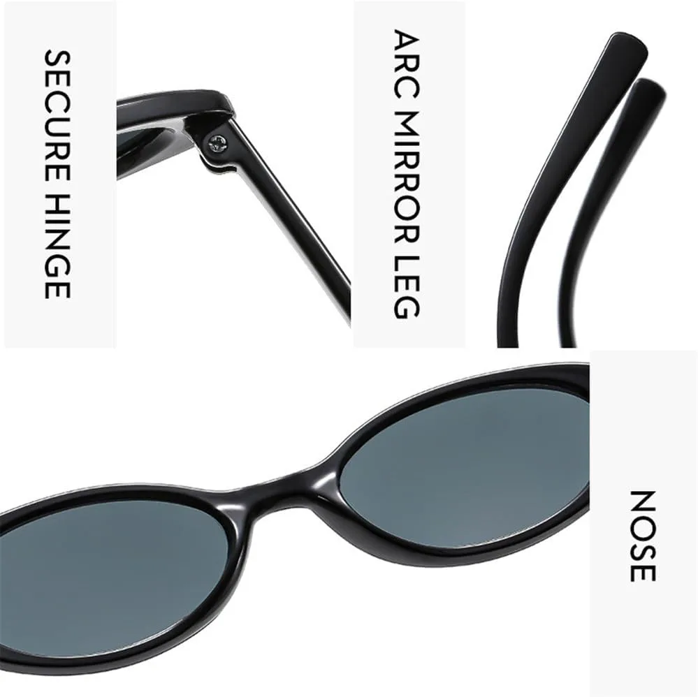 

Панк-солнцезащитные очки круглой формы с защитой от УФ-излучения UV400 для женщин и мужчин, для занятий спортом на открытом воздухе и путешествий UYPTK, Purple-black