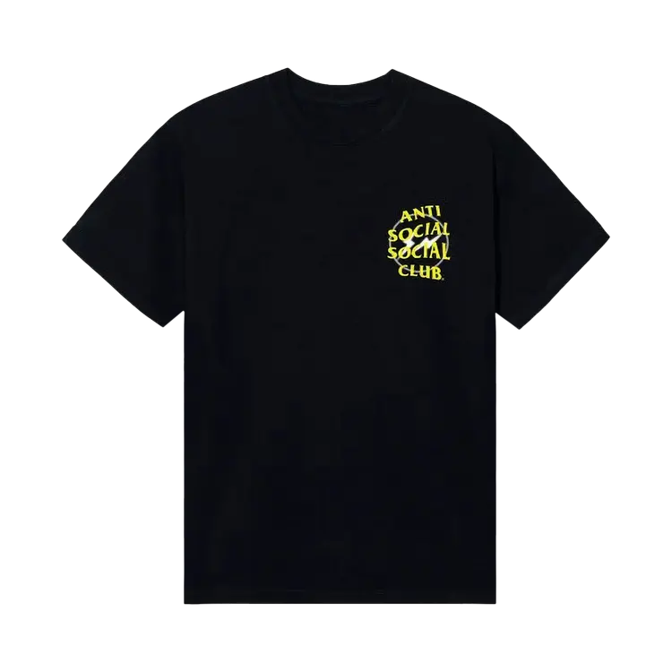 

Футболка Anti Social Social Club x Fragment Half Tone 'Black/Yellow', черный