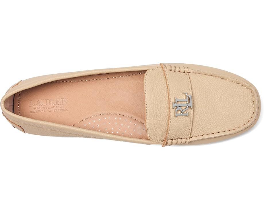 Лоферы Lauren Ralph Lauren Barnsbury Pebbled Leather Driver, цвет Sand Dune — фото 2