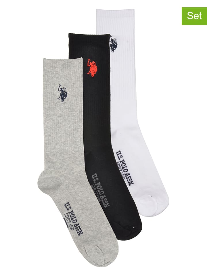 

Носки U.S. Polo Assn., цвет weiß/schwarz/grau