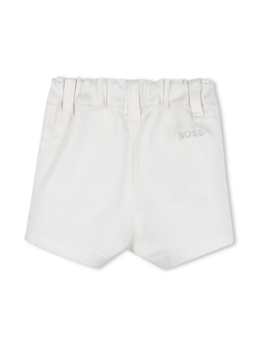 Комплект из рубашки и шортов с монограммой BOSS Kidswear, синий — фото 4