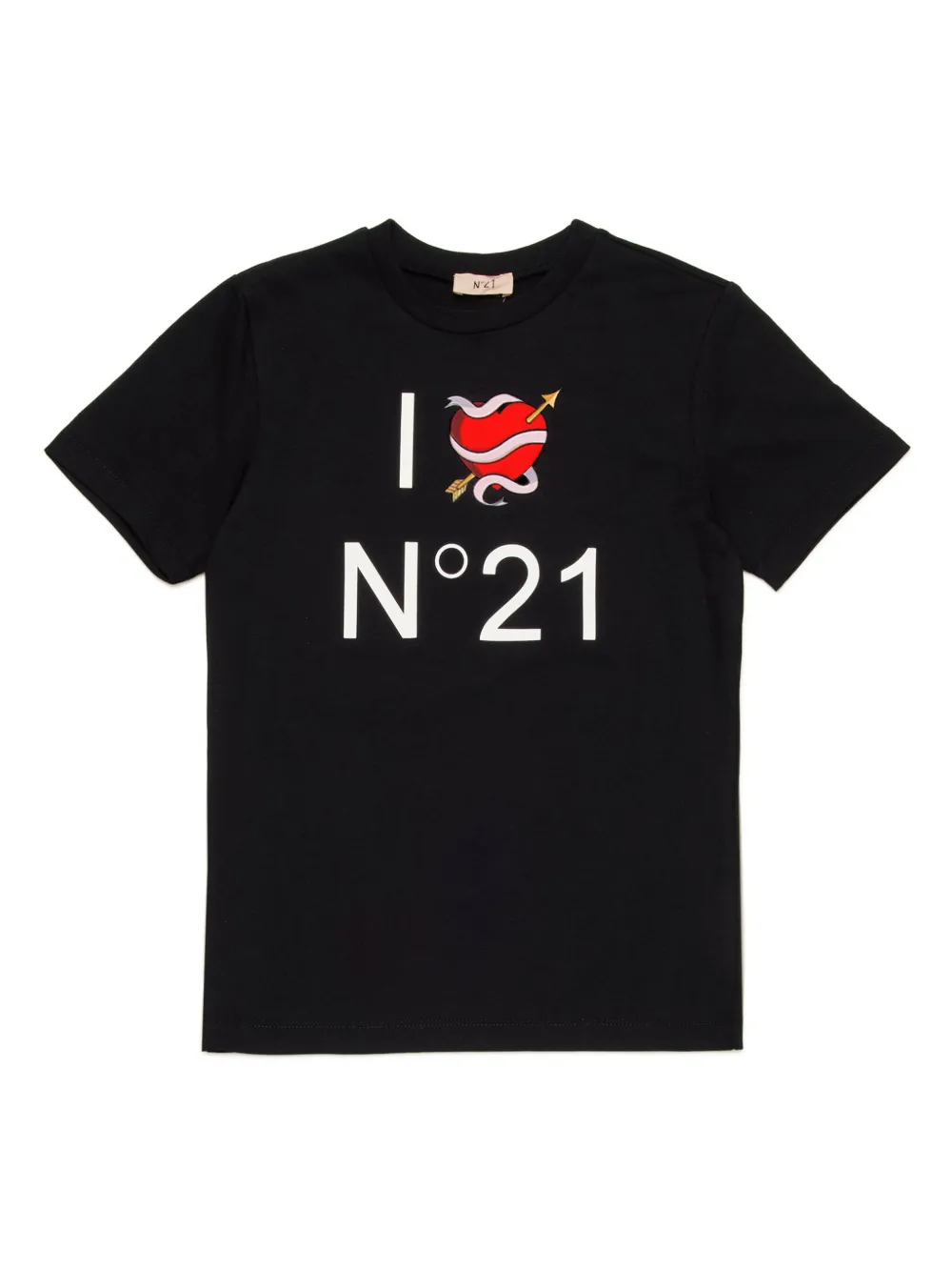 

Футболка с логотипом Nº21 Kids, черный