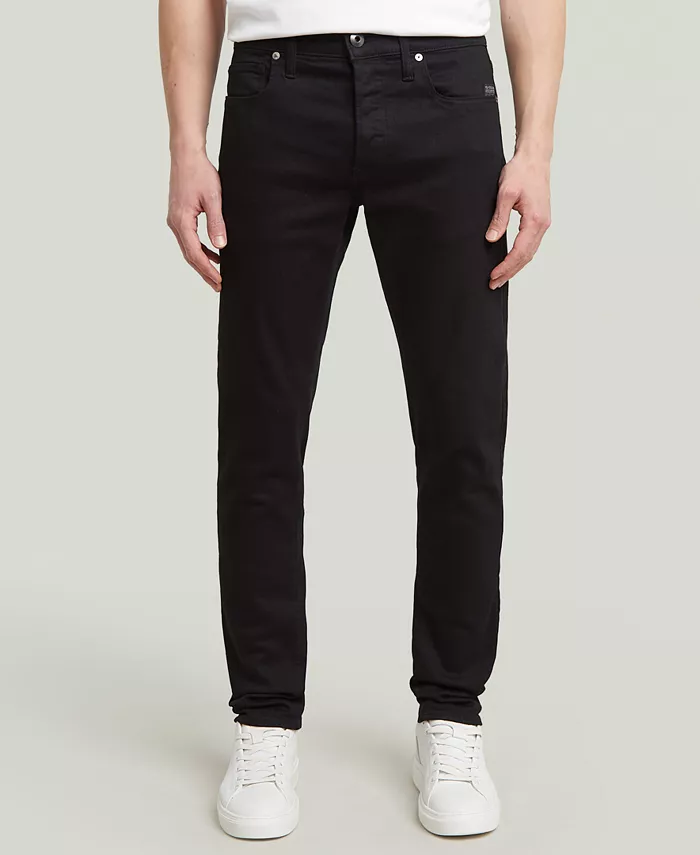 

Мужские облегающие джинсы 3301 G-Star Raw, черный