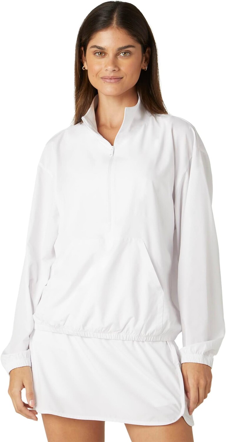 

Куртка In Stride 1/2 Zip Pullover Beyond Yoga, цвет True White